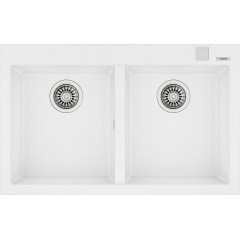 Teka Forsquare 2C 790 TG Artic White Νεροχύτης Teka Forsquare 2C 790 TG Artic White Νεροχύτης
